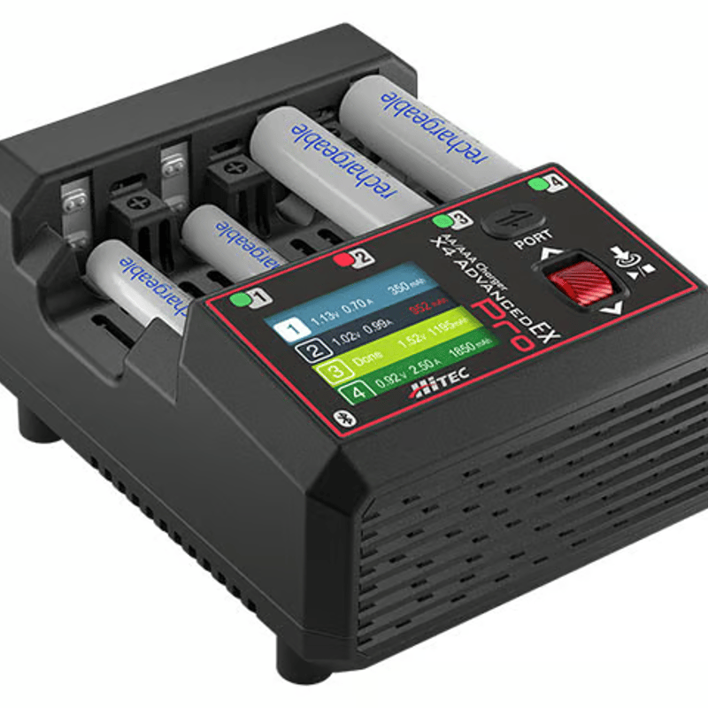 HPタッチ操作 hitec 44360 AA/AAA Charger X4 Advanced EX Pro |