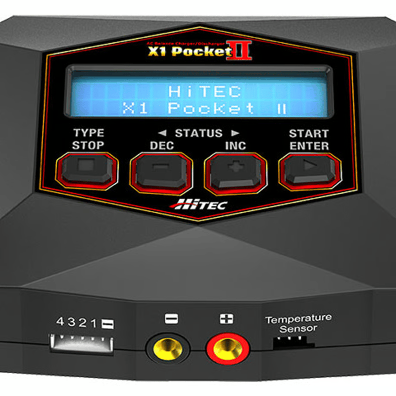 hitec 44306-BLK X1 PocketⅡBlack | mindev(みんでぶ)