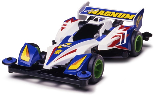 ミニ四駆 スーパーTZシャーシ ブラック サイクロンマグナム #mini4wd