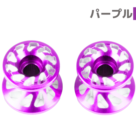 【スパイラル】CNC加工 2段アルミローラーセット(13-12mm) #アルマイト #mindev