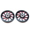 【スパイラル】Wアルマイト CNC加工 オールアルミベアリングローラー  (19mm)