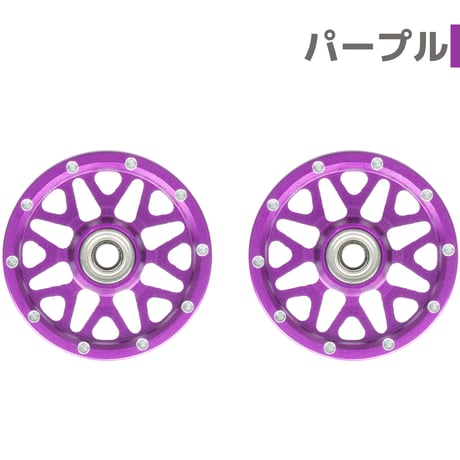 【Yスポーク】CNC加工 オールアルミベアリングローラー (19mm)