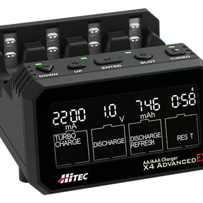 なっこう hitec 44308-B AA/AAA Charger X4 Advanced EX | m