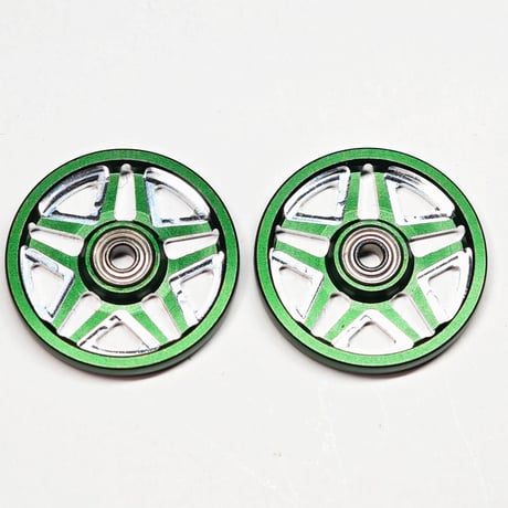 【A-STAR】CNC加工 オールアルミベアリングローラー (19mm)