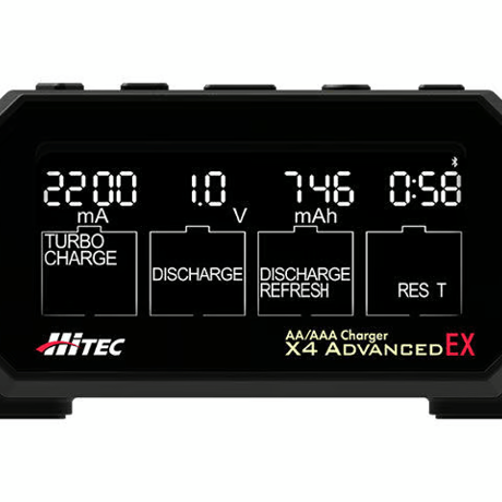 hitec 44308-B AA/AAA Charger X4 Advanced EX