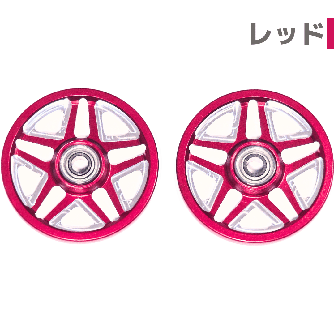 A-STAR】CNC加工 オールアルミベアリングローラー (19mm) | mindev(み