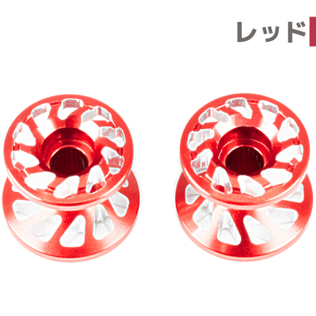【スパイラル】CNC加工 2段アルミローラーセット(13-12mm) #アルマイト #mindev