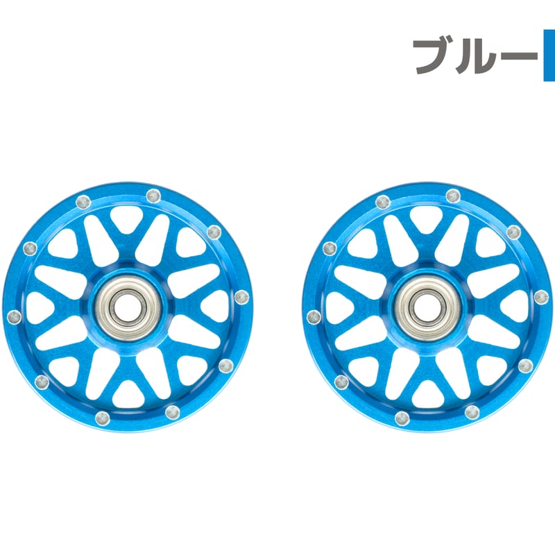 Yスポーク】CNC加工 オールアルミベアリングローラー (19mm) | mindev