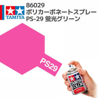 86029 タミヤ ポリカーボネートスプレー PS-29 蛍光ピンク