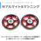 Wアルマイト CNC加工 オールアルミベアリングローラー (17mm)