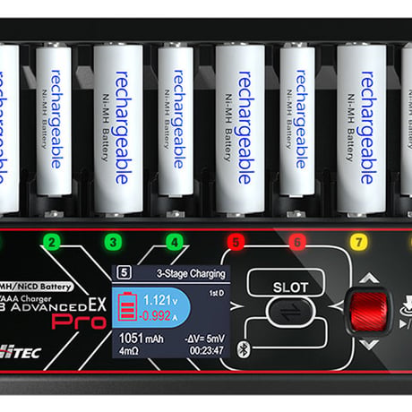 hitec 44368 AA/AAA Charger X8 Advanced EX Pro