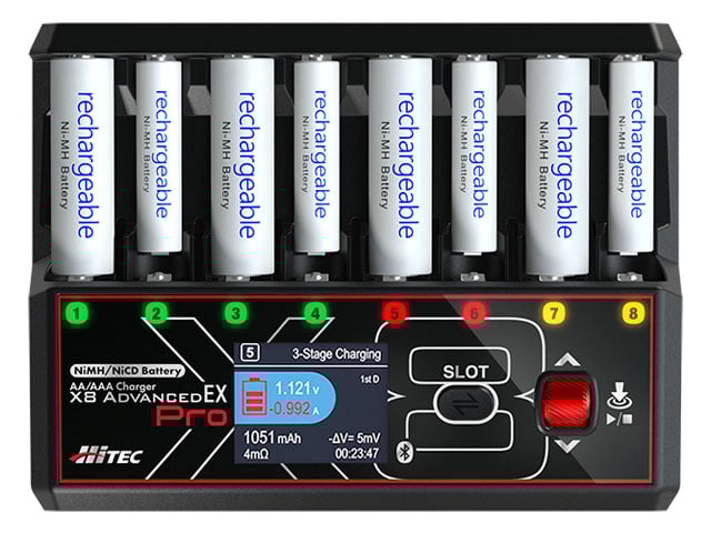 hitec 44368 AA/AAA Charger X8 Advanced EX Pro |