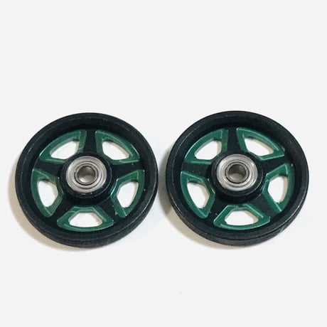 Wアルマイト CNC加工 オールアルミベアリングローラー (17mm)