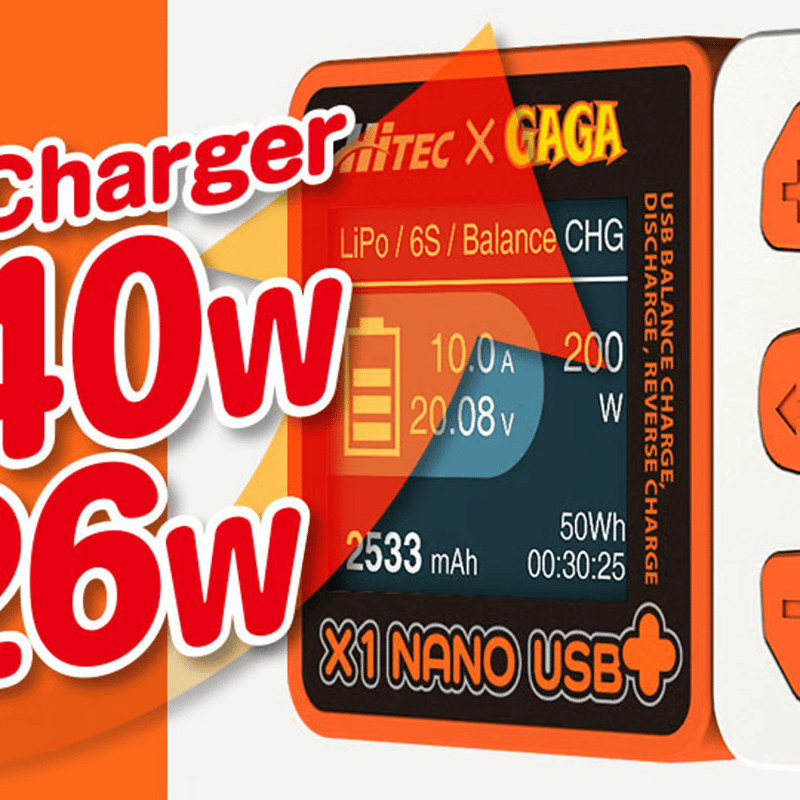 hitec 44362 X1 NANO USB プラス GAGAバージョン | mindev(
