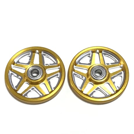 【A-STAR】CNC加工 オールアルミベアリングローラー (19mm)