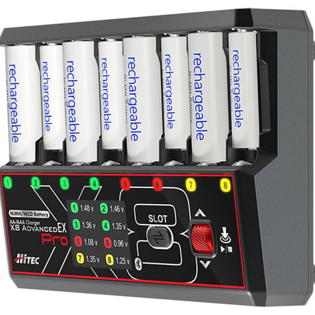 hitec 44368 AA/AAA Charger X8 Advanced EX Pro