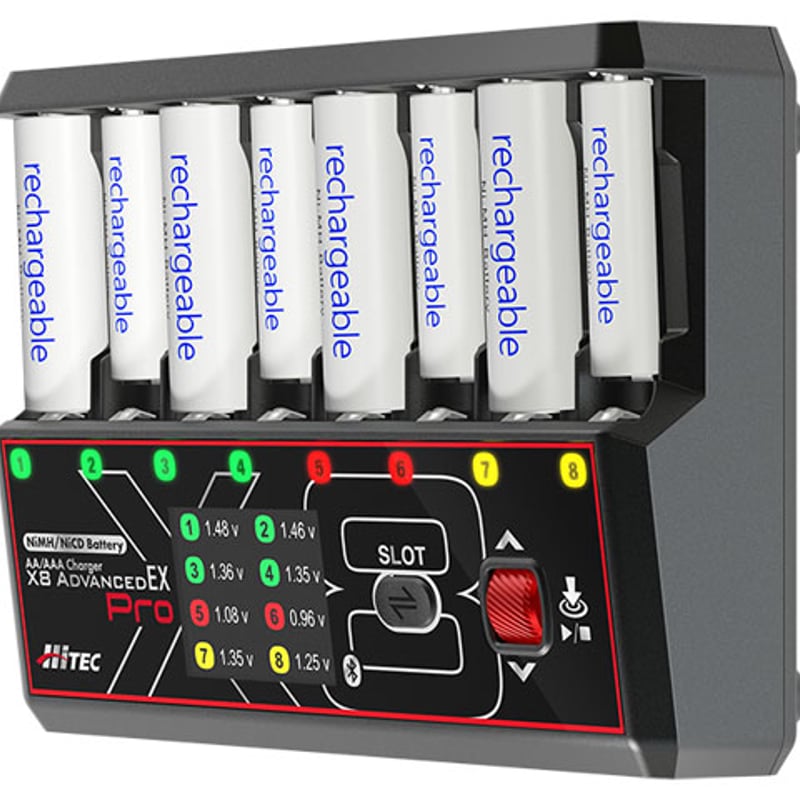 hitec 44368 AA/AAA Charger X8 Advanced EX Pro |