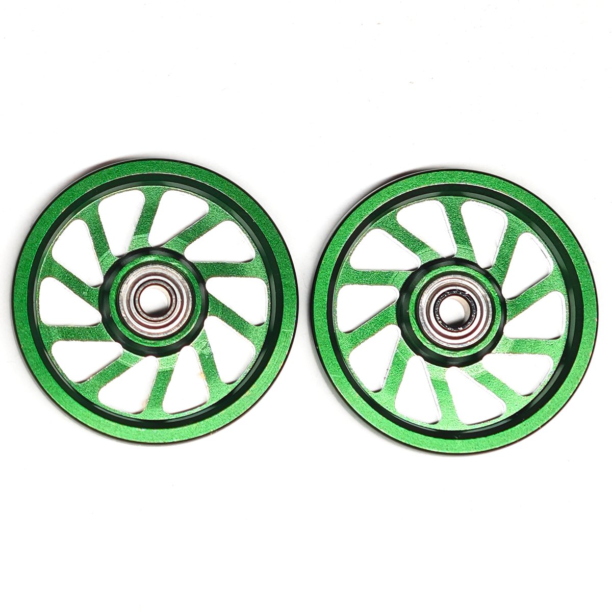 MT Factory 加工ローラー HGオールアルミベアリングローラー19mm スパイラル】CNC加工 オールアルミベアリングローラー (19mm