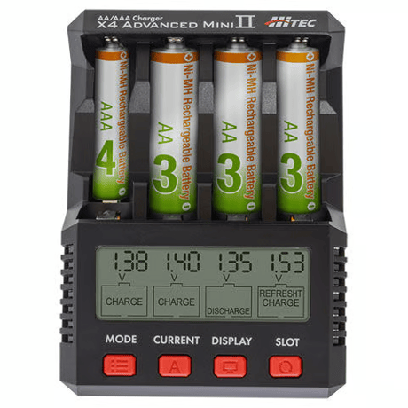 hitec 44324 AA/AAA Charger X4 Advanced Mini Ⅱ