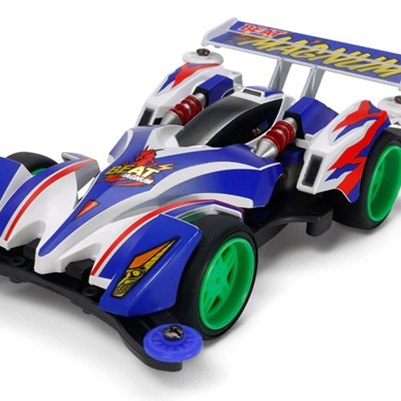ミニ四駆 大径ホイール 5本スポーク 蛍光グリーン #mini4wd #ミニ四駆