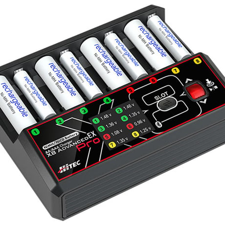 hitec 44368 AA/AAA Charger X8 Advanced EX Pro