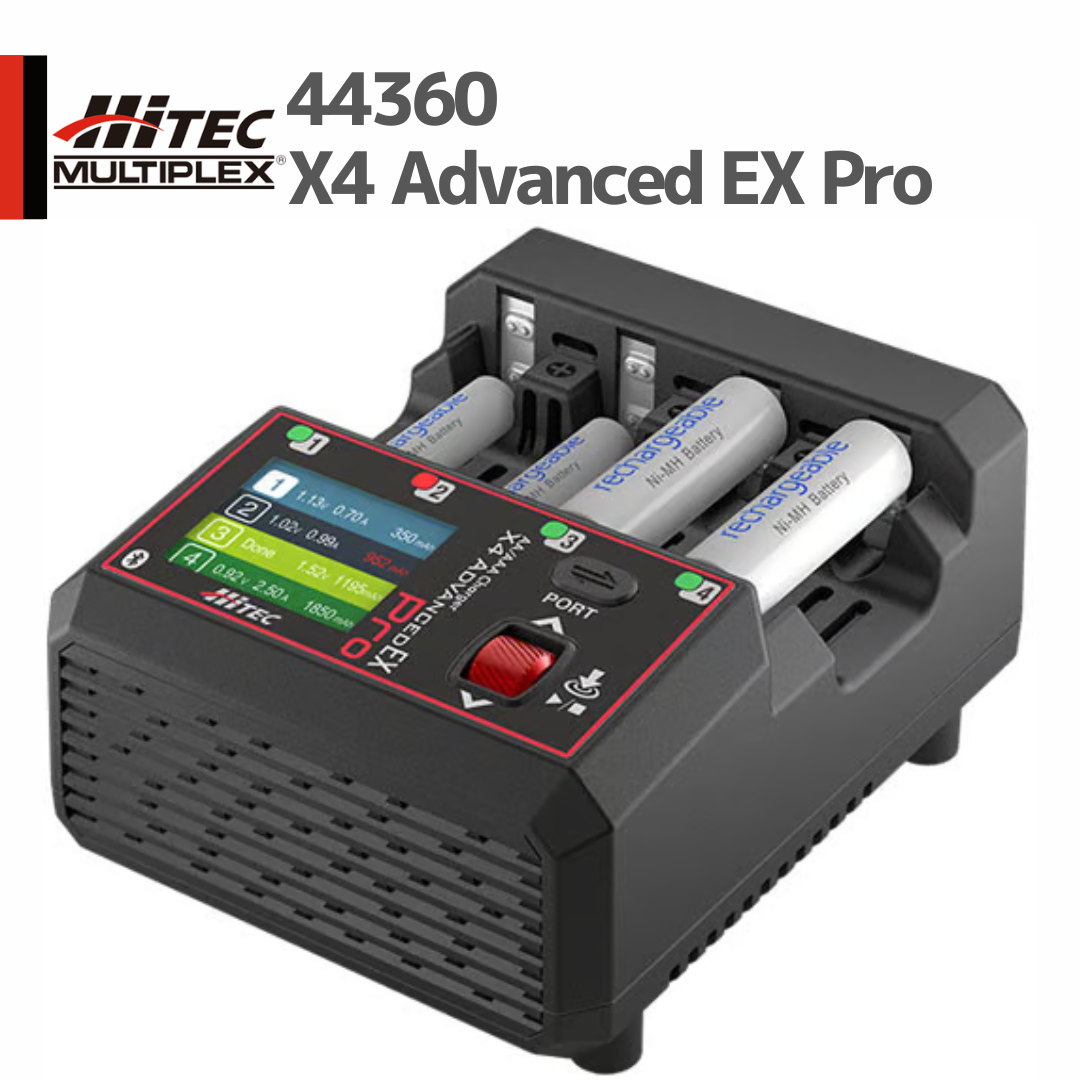 hitec 44360 AA/AAA Charger X4 Advanced EX Pro |