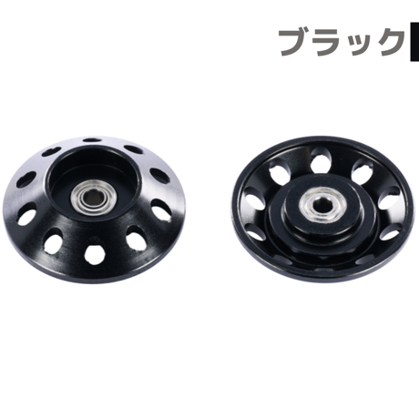 【アルマイト加工】HG 軽量19mmオールアルミベアリングローラー（テーパータイプ） #mindev