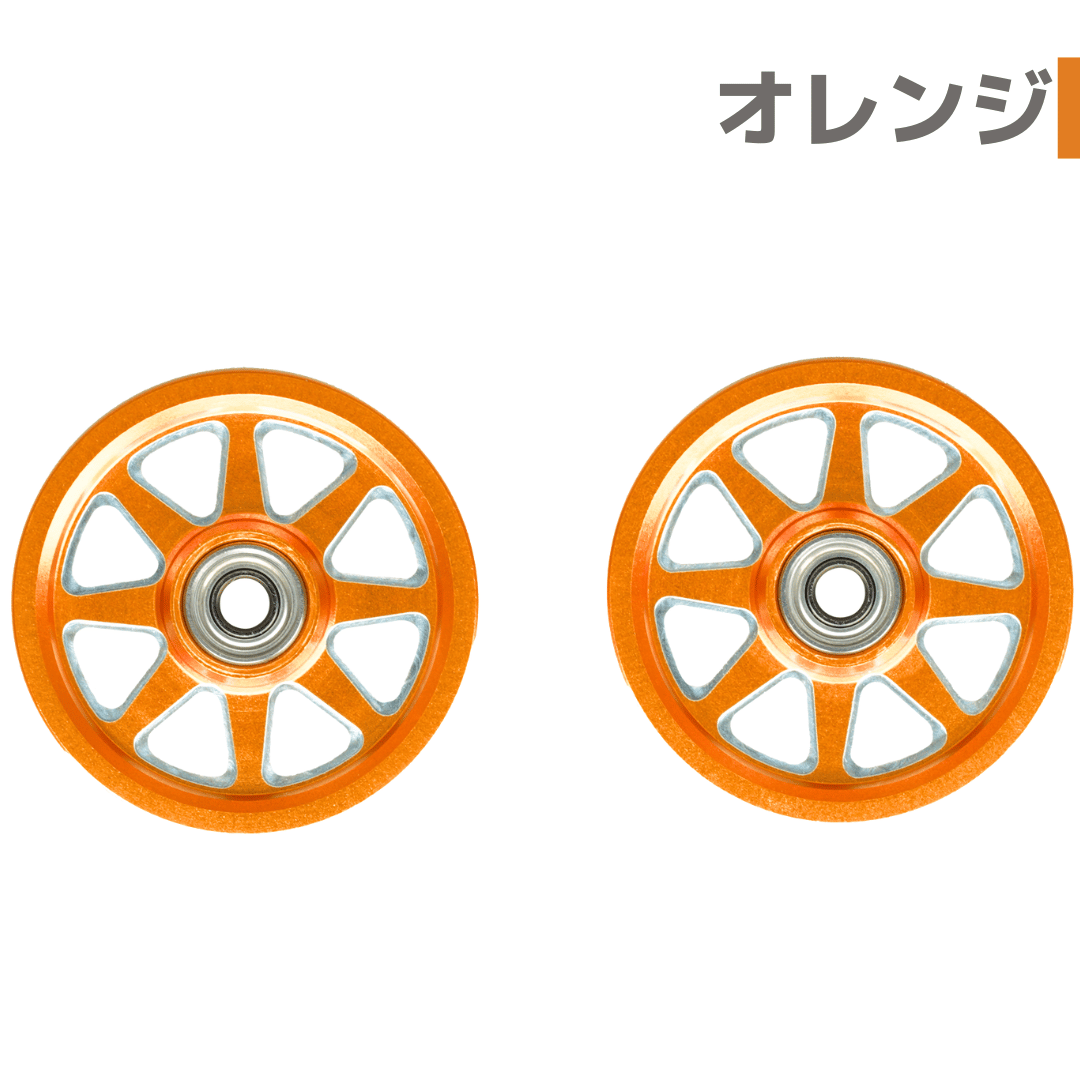 八芒星】CNC加工 オールアルミベアリングローラー (19mm) | mindev