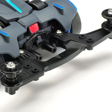 15529 タミヤ ミニ四駆 2段低摩擦プラローラー (13-13mm) ブラック