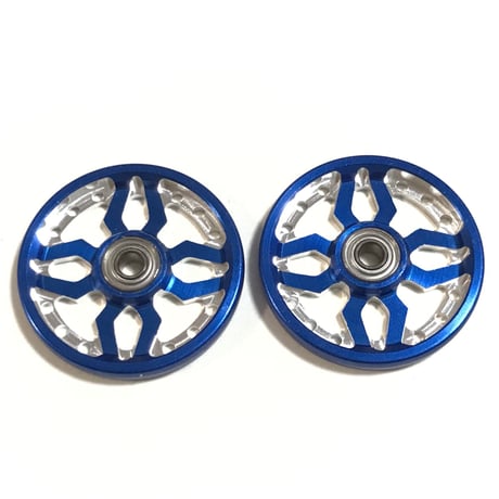 【四方手裏剣】CNC加工 オールアルミベアリングローラー (19mm)