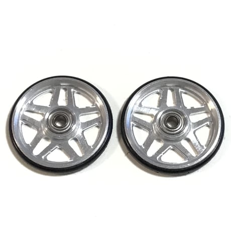 【A-STAR】CNC加工 プラリング付 アルミベアリングローラー ディッシュ (19mm)