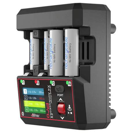 hitec 44360 AA/AAA Charger X4 Advanced EX Pro