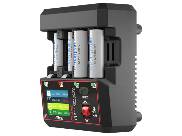 hitec 44360 AA/AAA Charger X4 Advanced EX Pro |