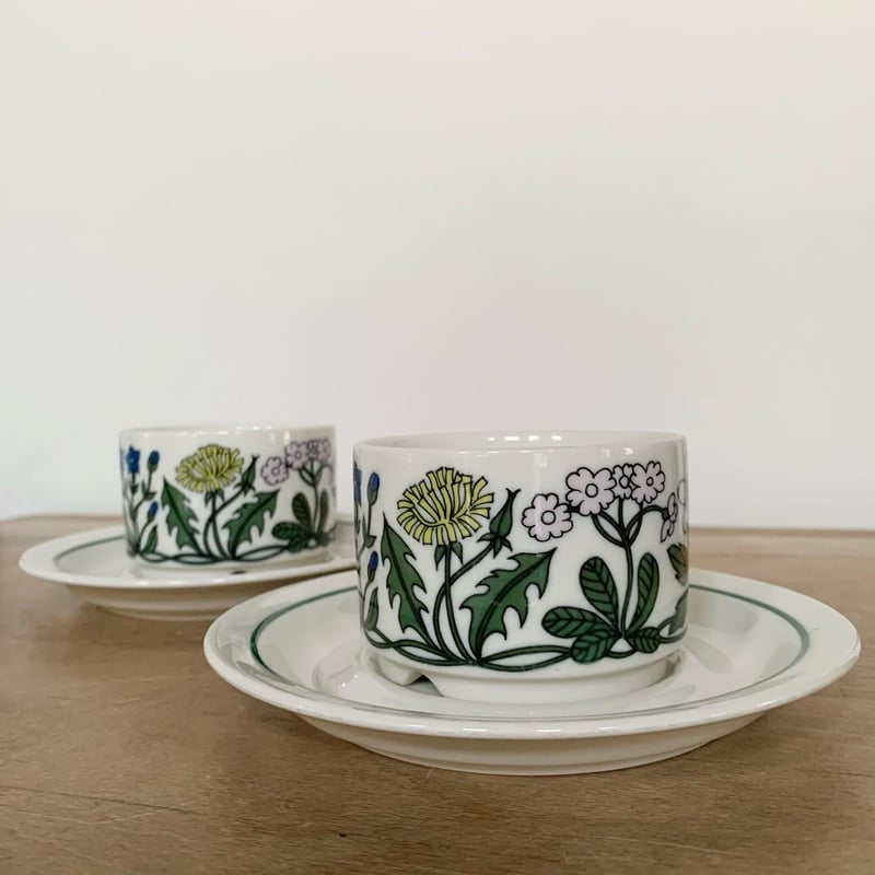 Vintage品】アラビア ARABIA フローラ Flora コーヒーカップ＆ソーサー