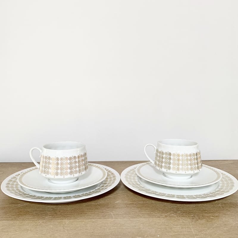 Vintage品】アラビア ARABIA パラス Pallas カップ＆ソーサー ケーキ皿 
