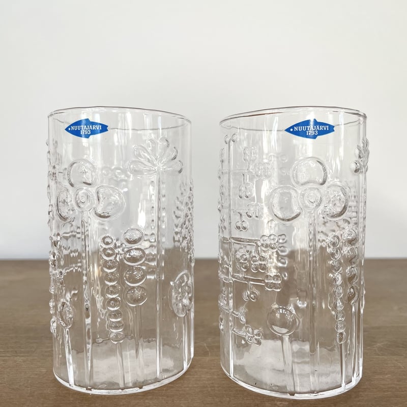 Vintage品】ヌータヤルヴィ NUUTAJARVI フローラ FLORA タンブラー 2