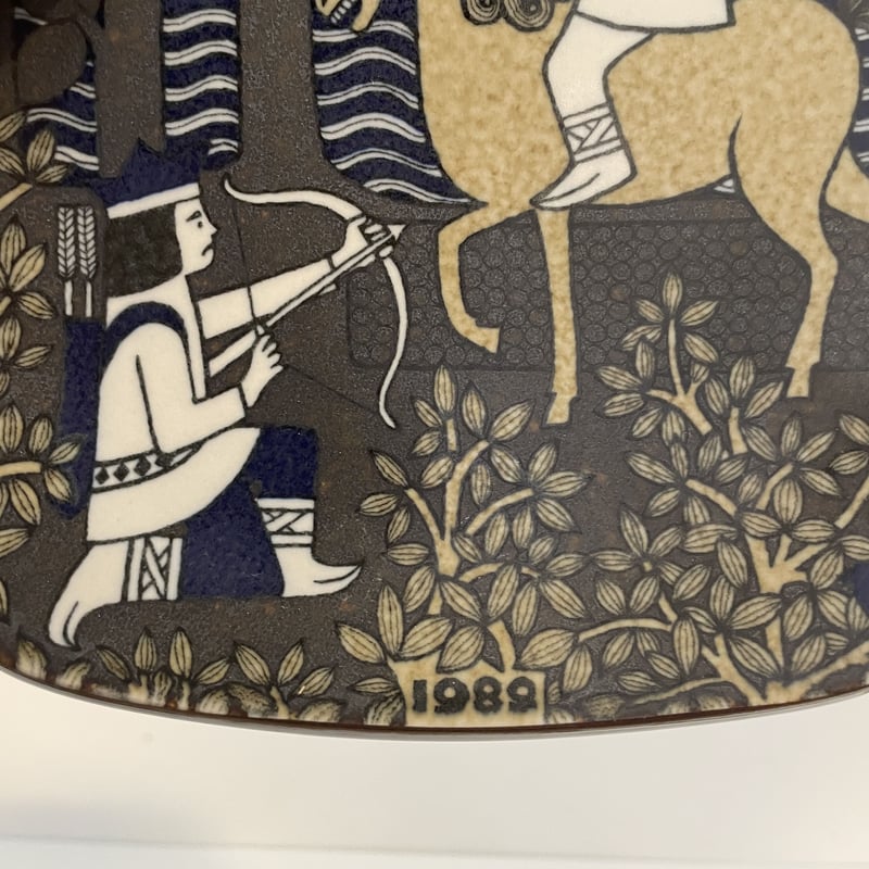 ARABIA アラビア　Kalevala カレワラ　1982日年（箱付き） Vintage品】アラビア ARABIA カレワラ Kalevala イヤープレート 198