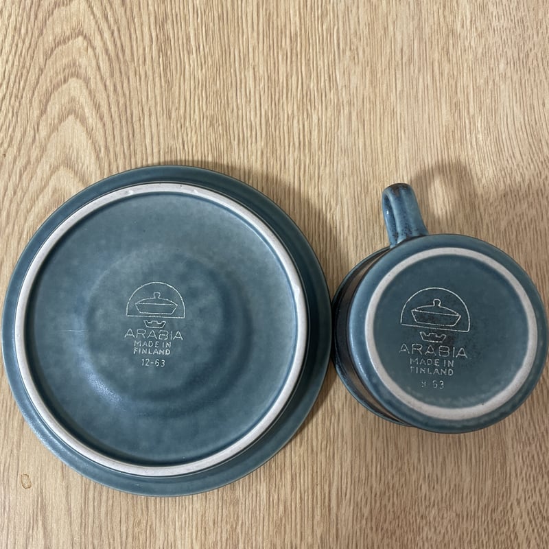 Vintage品】アラビア ARABIA ブルールスカ Blue Ruska ルスカ Rus