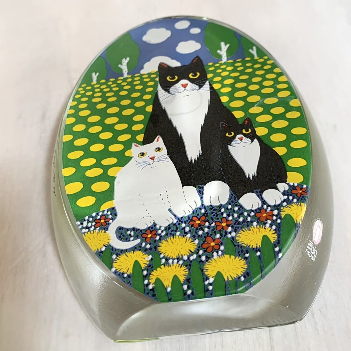 Vintage品】イッタラ iittala 家族写真 Perhepotretti ガラスカー
