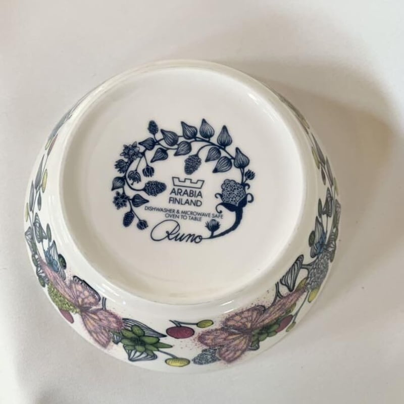 Vintage品】アラビア ARABIA ルノ Runo バタフライ Butterfly Vintage品】アラビア ARABIA ルノ Runo バタフライ Butterfly