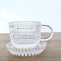  ネコのガラスカード \"Kissa ja tulppaanit\" Vintage品】イッタラ iittala ネコとチューリップ Kissa ja tulpp