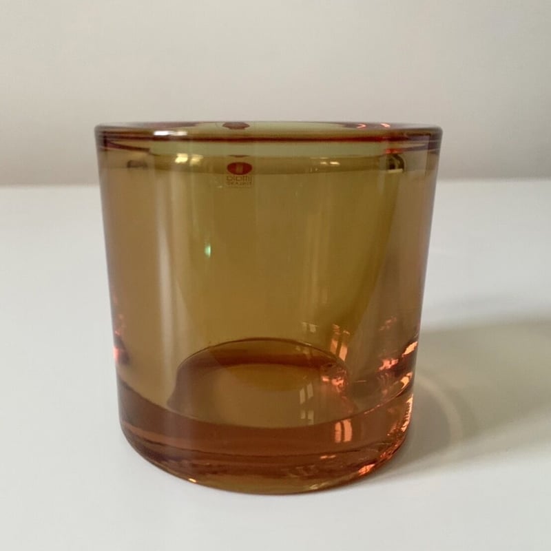 廃盤カラー｜×marimekko｜KIVI キビ｜ローズオリーブ iittala/イッタラ Kivi/キヴィ キャンドルホルダー ローズ