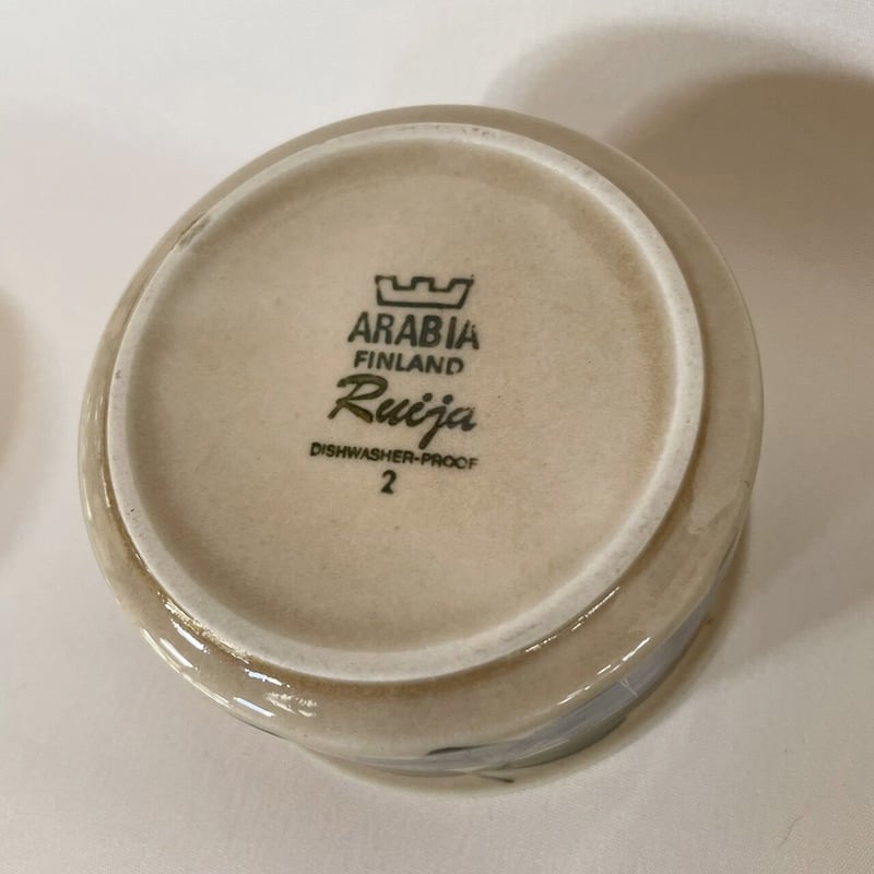 Vintage品】アラビア ARABIA ルイヤ ルイージャ Ruija シュガー Vintage品】アラビア ARABIA ルイヤ ルイージャ Ruija シュガー