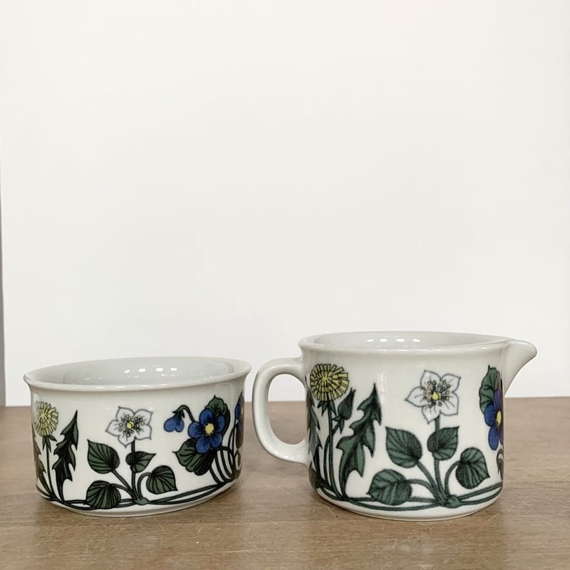 Vintage品】アラビア ARABIA フローラ Flora シュガー＆クリーマー | S