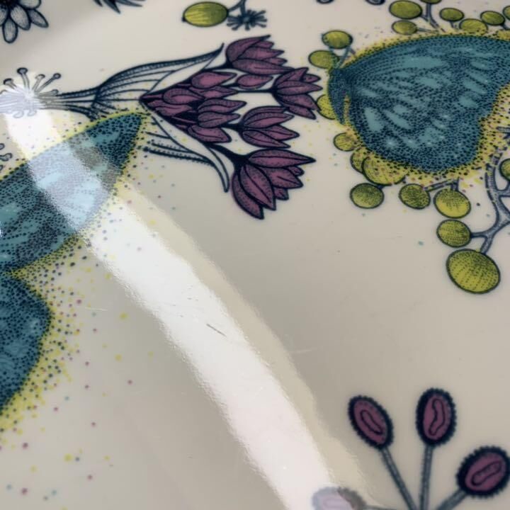 ヴィンテージ アラビア ルノ バタフライ 6枚セット フィンランド製 Vintage品】アラビア ARABIA ルノ Runo バタフライ Butterfly