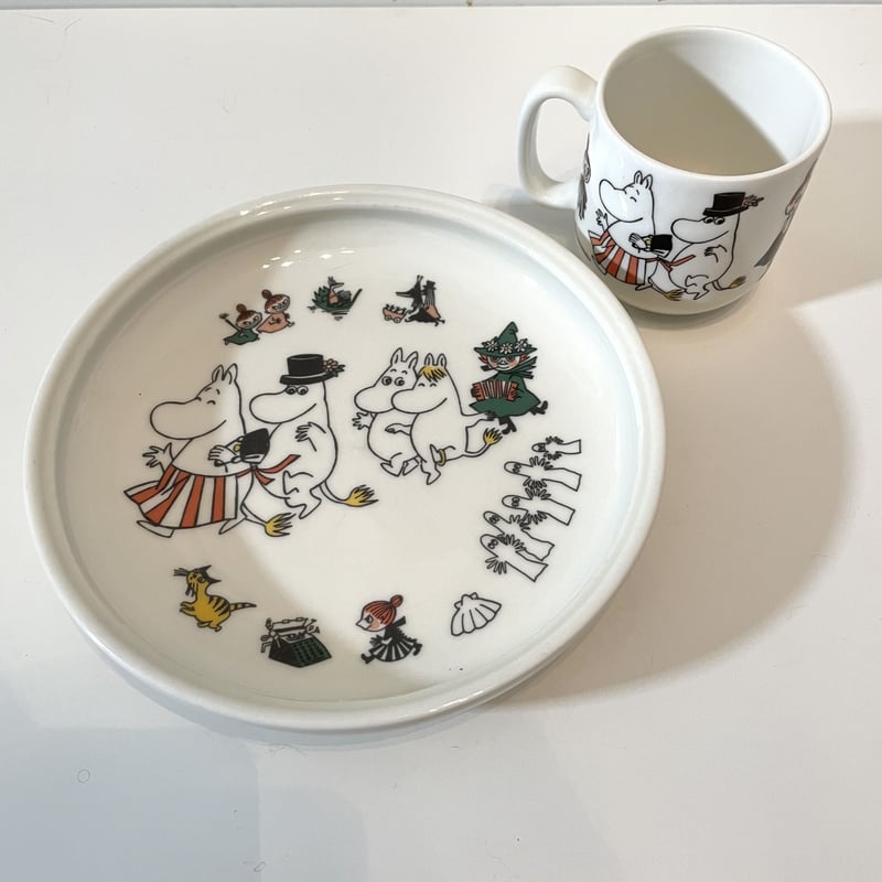 Vintage品】アラビア ARABIA ムーミン Moomin チルドレンセット Vintage品】アラビア ARABIA ムーミン Moomin チルドレンセット