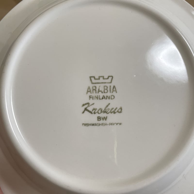 Vintage品】アラビア ARABIA クロッカス Krokus ケーキ皿 ケーキ