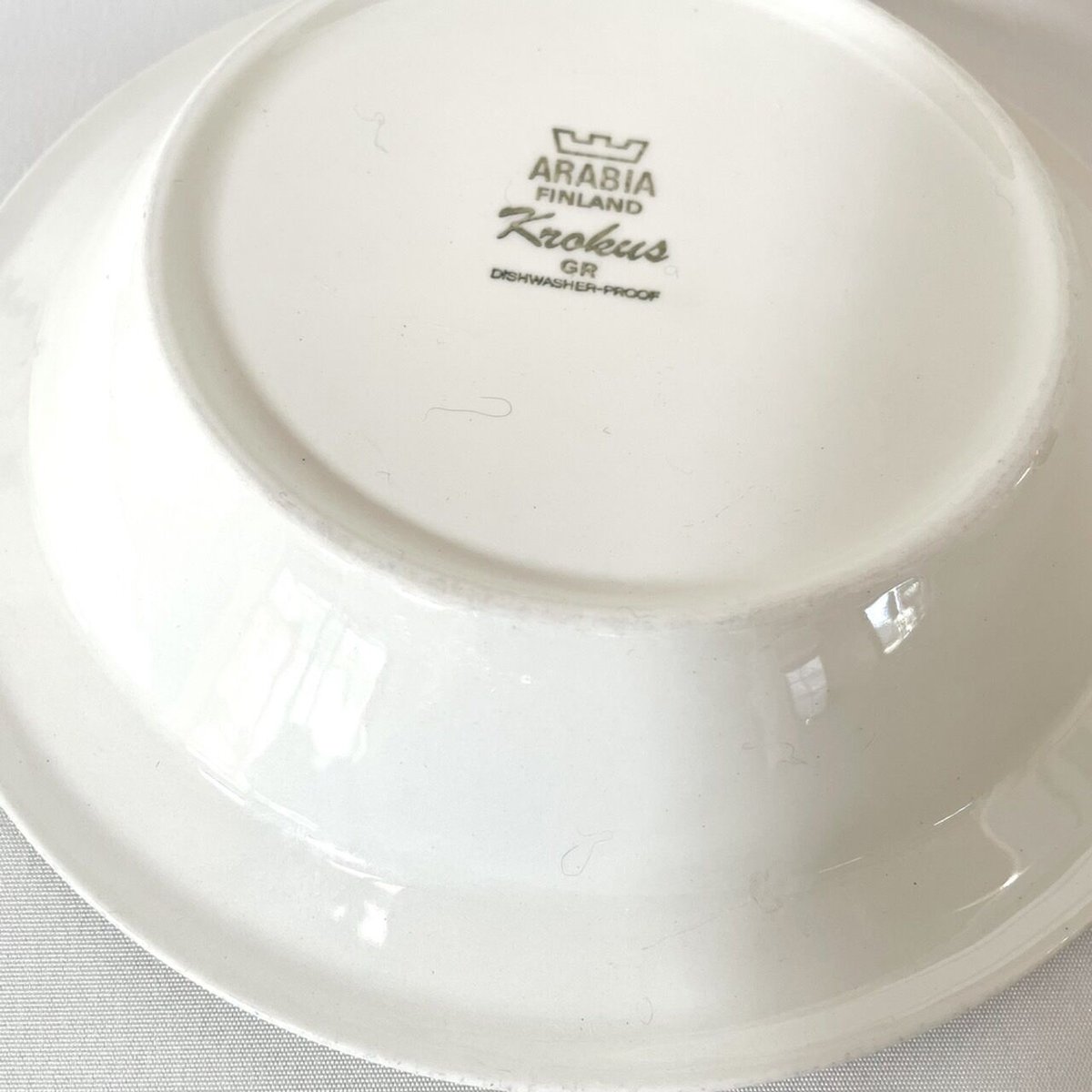 Vintage品】アラビア ARABIA クロッカス Krokus スーププレート