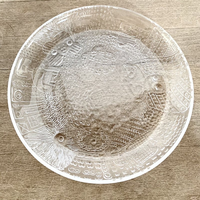 Vintage品】ヌータヤルヴィ Nuutajarvi ファウナFauna プレート