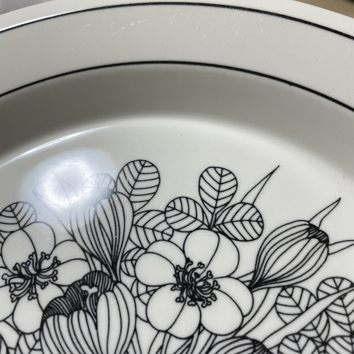 Vintage品】アラビア ARABIA クロッカス Krokus 24cm ディナープレー